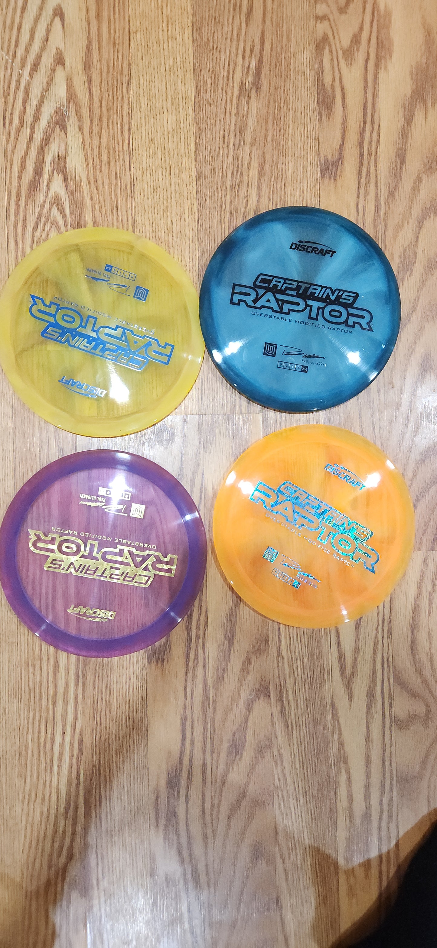CAPTAIN RAPTOR 2025 RELEASE- Z SWIRL- PAUL ULIBARRI  170-4G NEW RELEASE