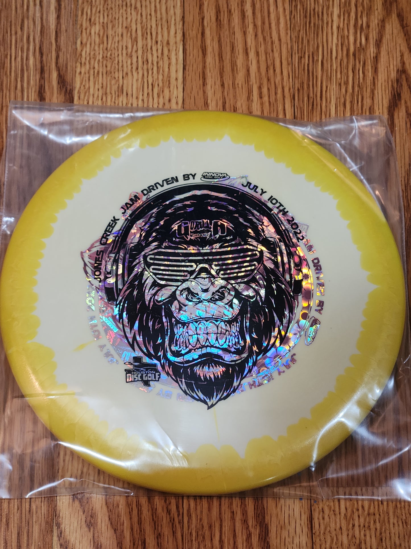 INNOVA-HALO STAR - ROC 3 180G-GORILLA STAMPED MULTI COLOR FOIL-MISPRINT-180G-YELLOW