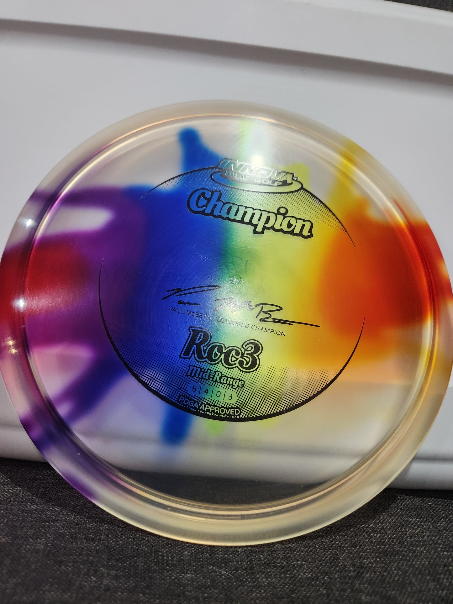INNOVA-I DYE CHAMPION-ROC 3- PAUL MCBETH