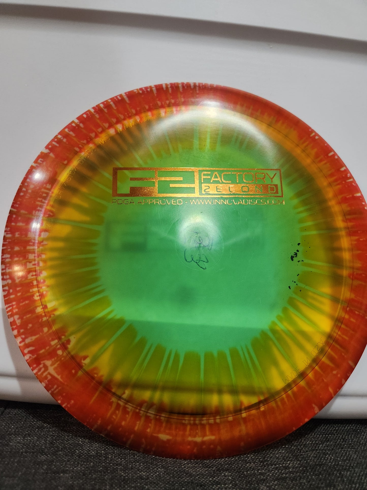 INNOVA-SIDEWINDER-PENNED 'SW' RUN-CHAMPION I DYE-SOME GLOW-165-9G