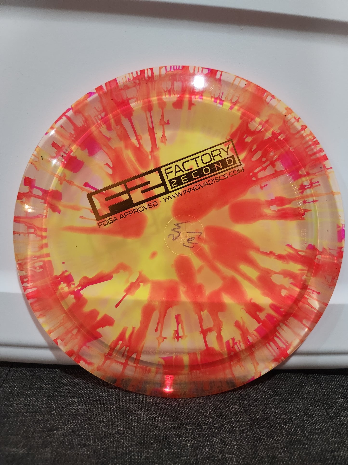 INNOVA-SIDEWINDER-PENNED 'SW' RUN-CHAMPION I DYE-SOME GLOW-165-9G
