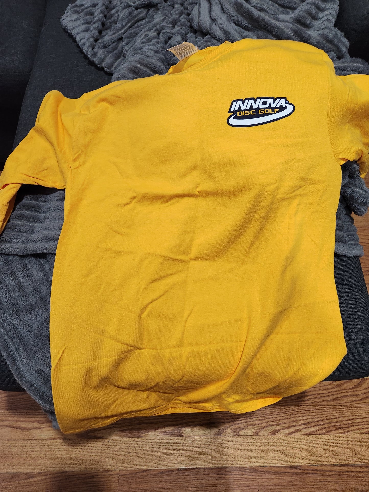 LONG SLEEVE INNOVA FLAG SHIRT-SMALL-COTTON