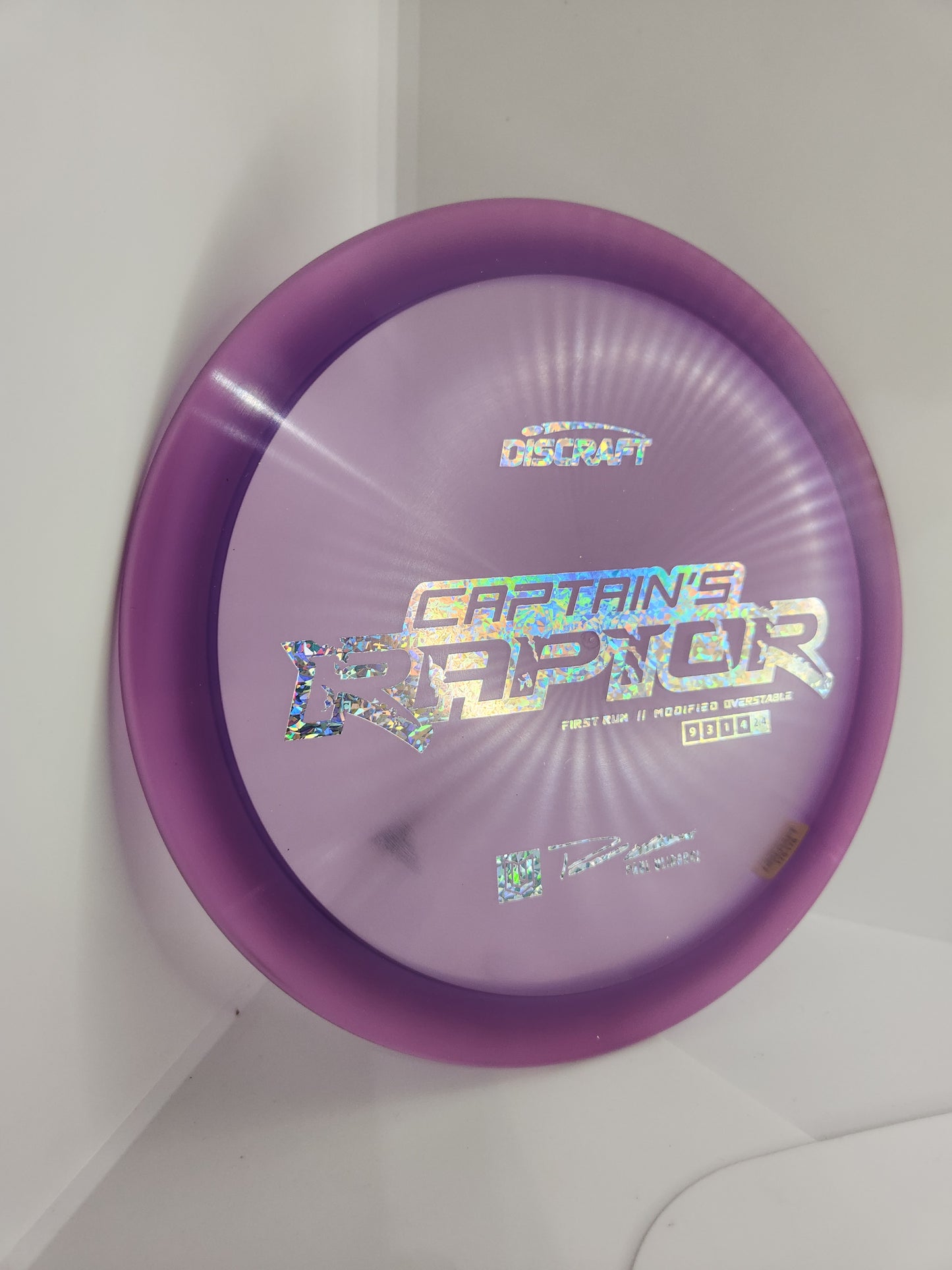 DISCRAFT-CAPTAINS RAPTOR-FIRST RUN-Z LINE-173-6g -COLLECTOR