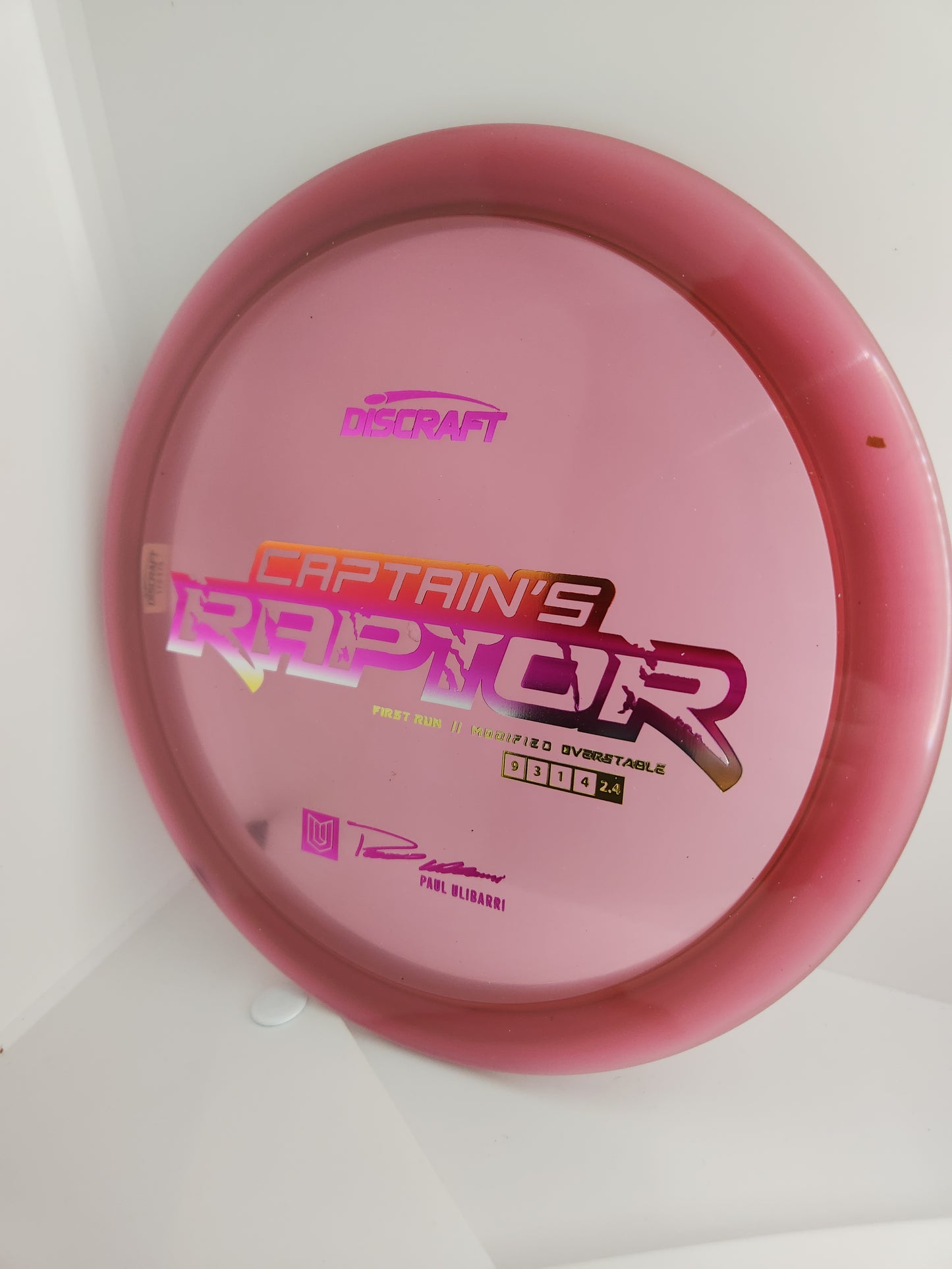 DISCRAFT-CAPTAINS RAPTOR-FIRST RUN-Z LINE-173-6g -COLLECTOR