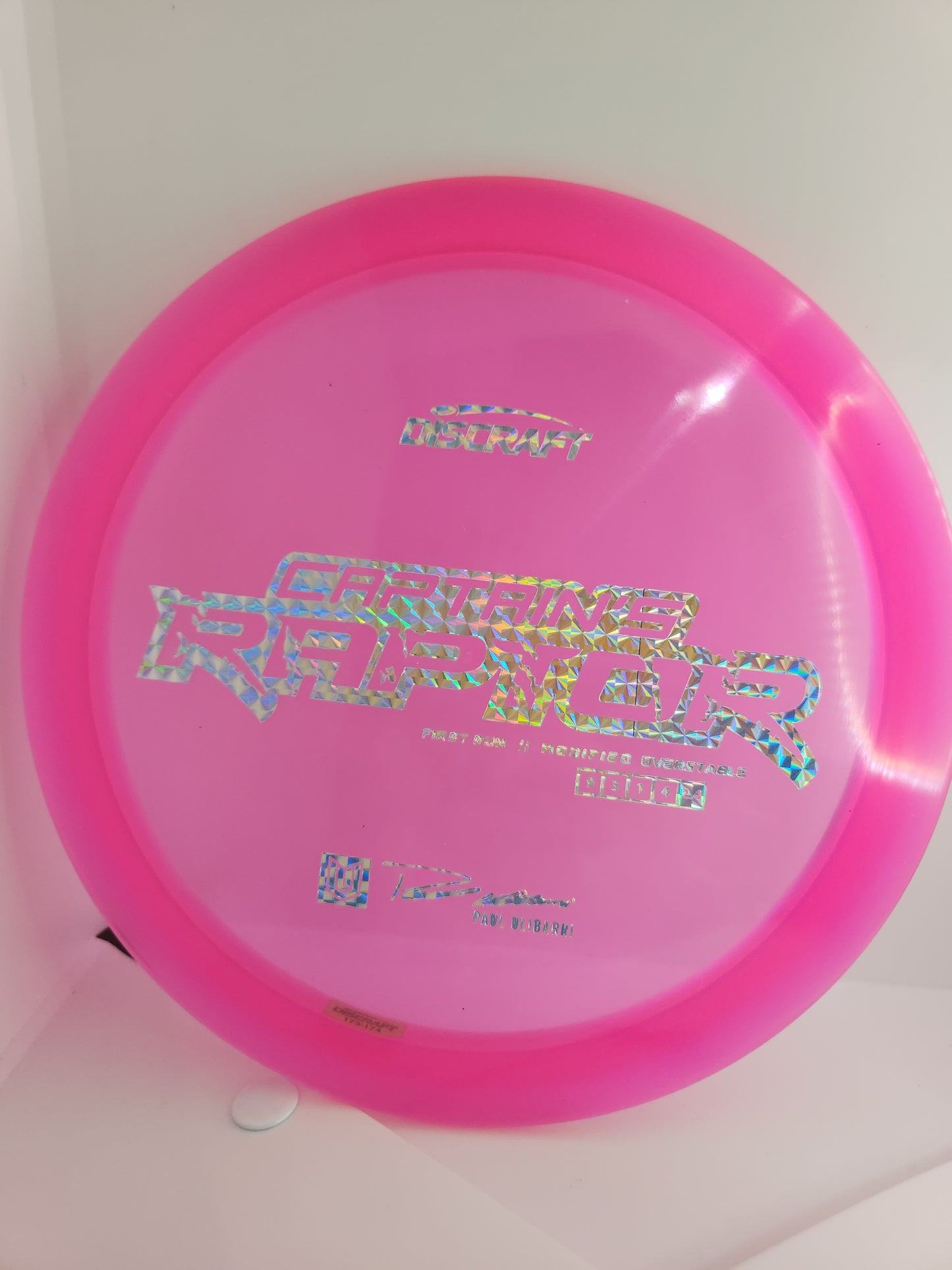 DISCRAFT-CAPTAINS RAPTOR-FIRST RUN-Z LINE-173-6g -COLLECTOR