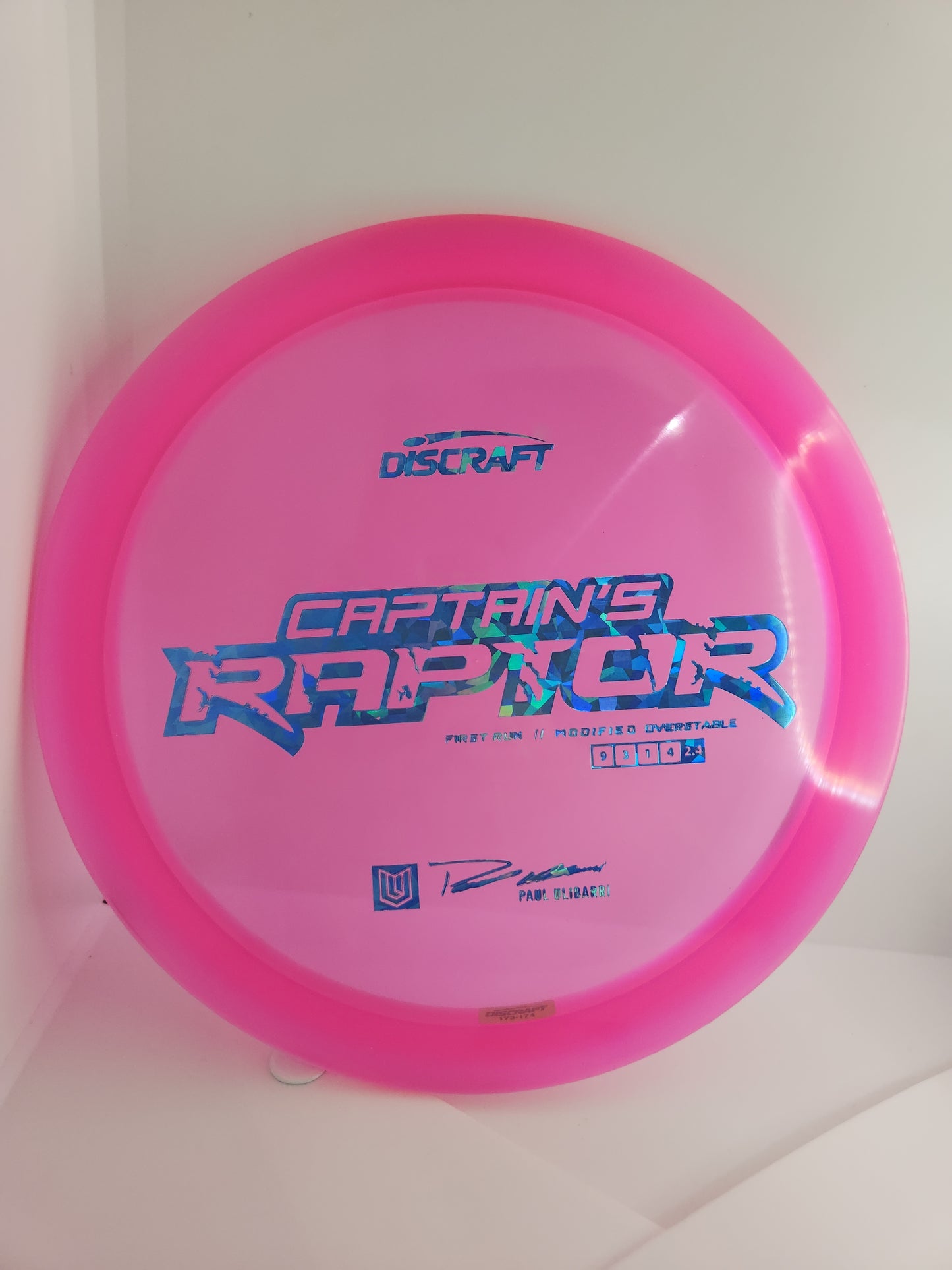 DISCRAFT-CAPTAINS RAPTOR-FIRST RUN-Z LINE-173-6g -COLLECTOR