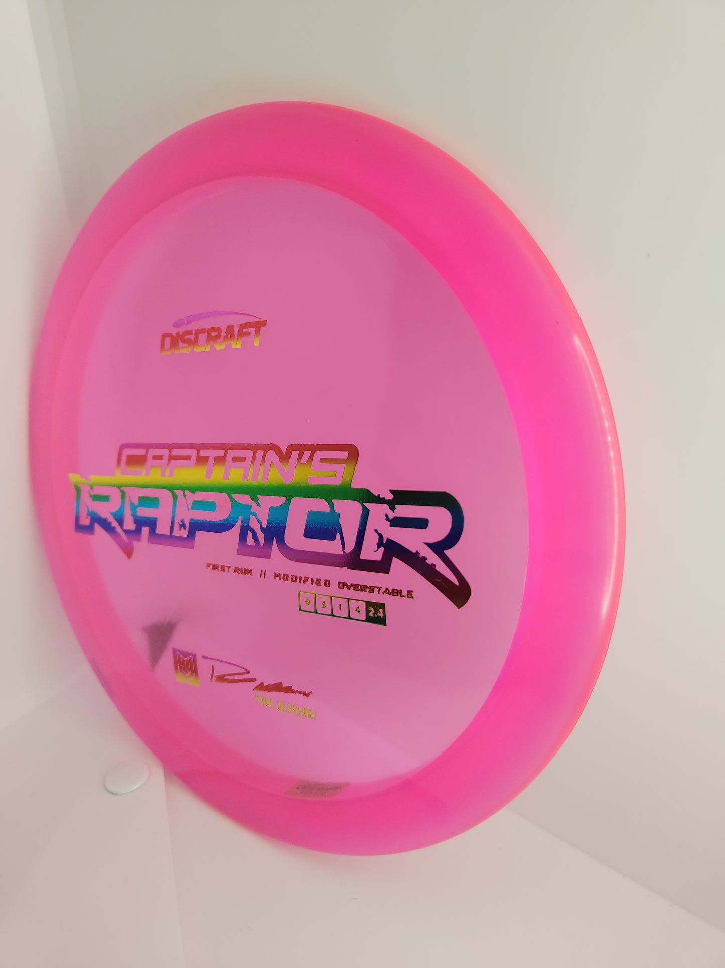 DISCRAFT-CAPTAINS RAPTOR-FIRST RUN-Z LINE-173-6g -COLLECTOR