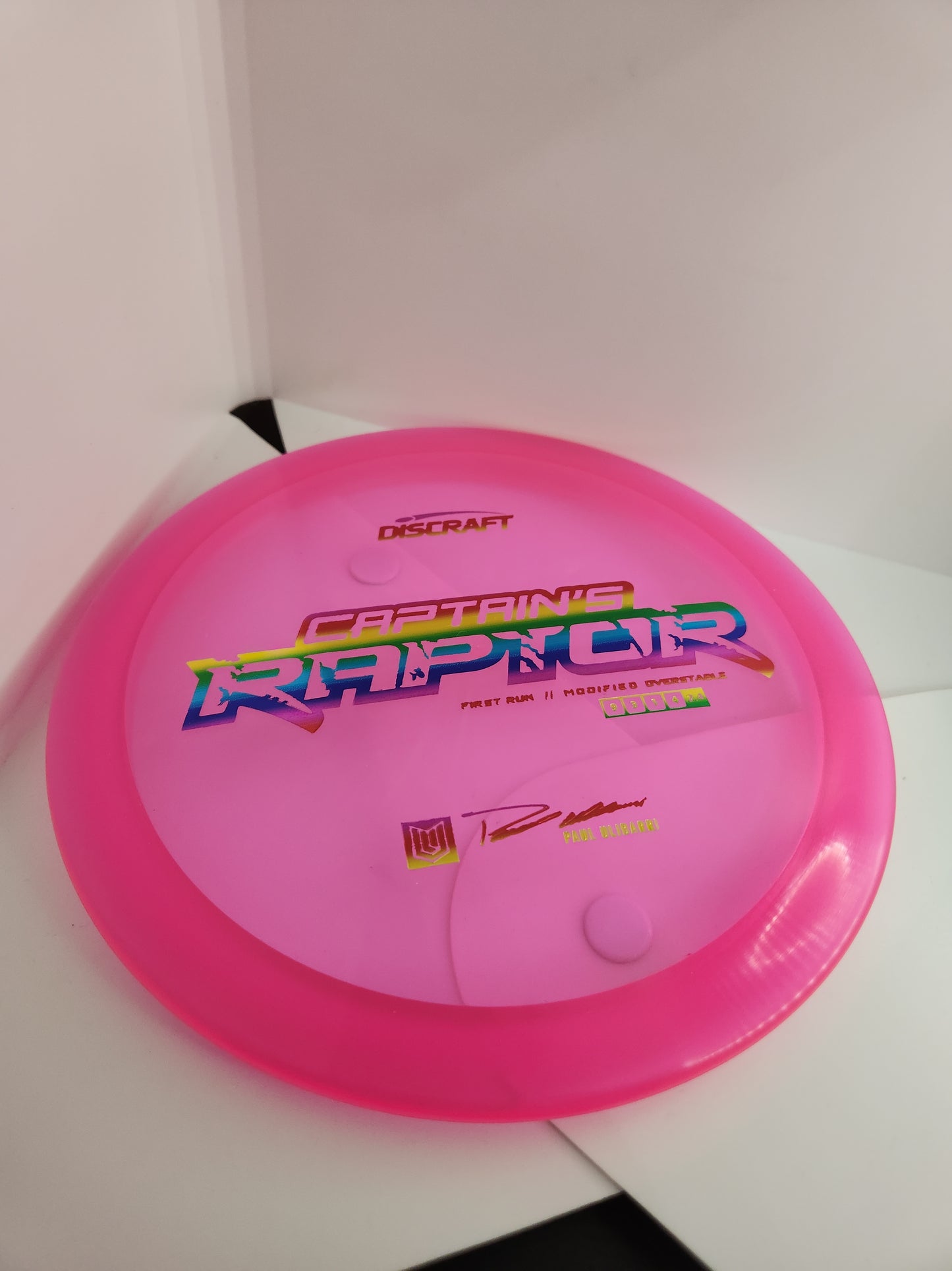 DISCRAFT-CAPTAINS RAPTOR-FIRST RUN-Z LINE-173-6g -COLLECTOR