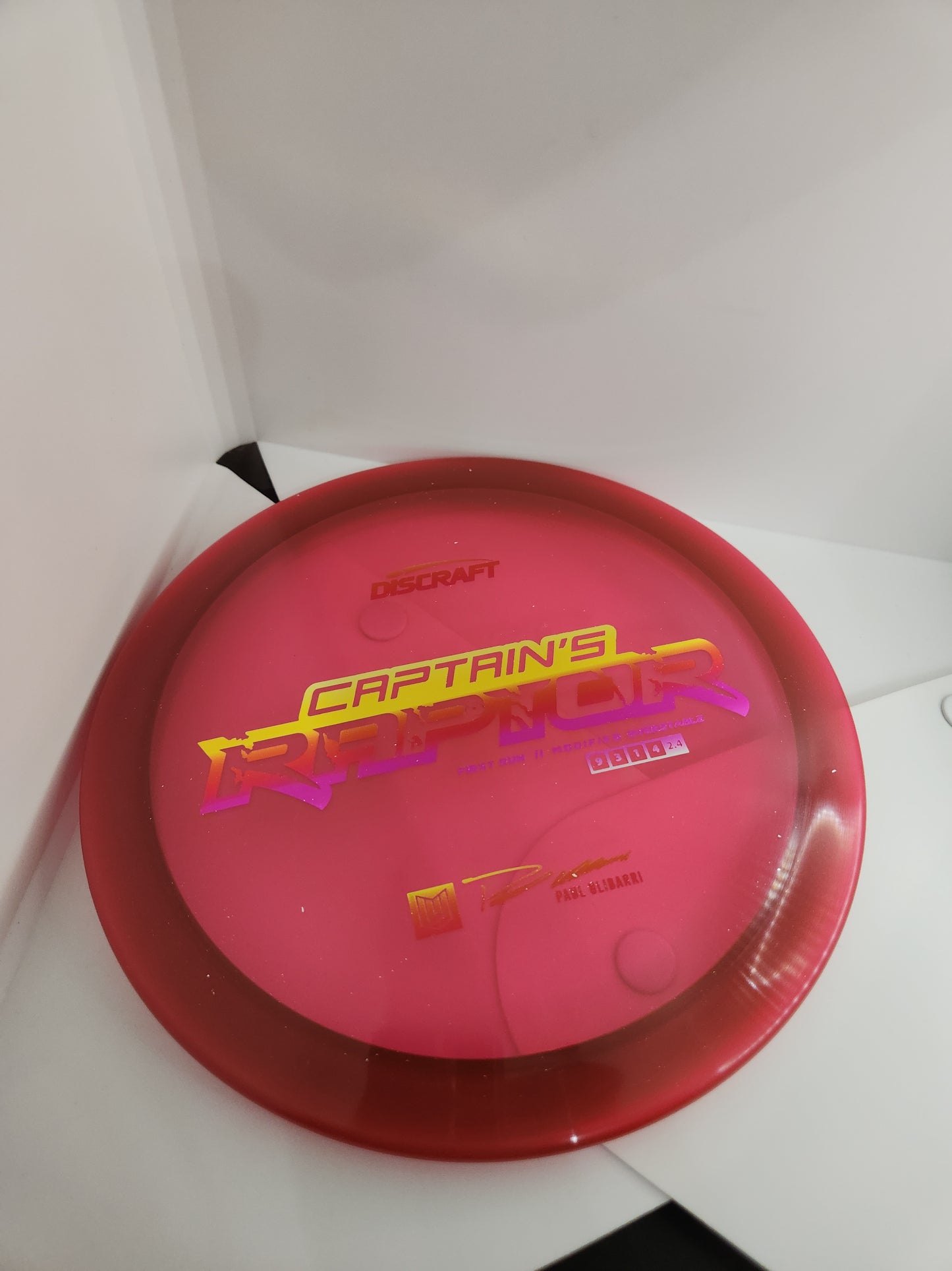 DISCRAFT-CAPTAINS RAPTOR-FIRST RUN-Z LINE-173-6g -COLLECTOR