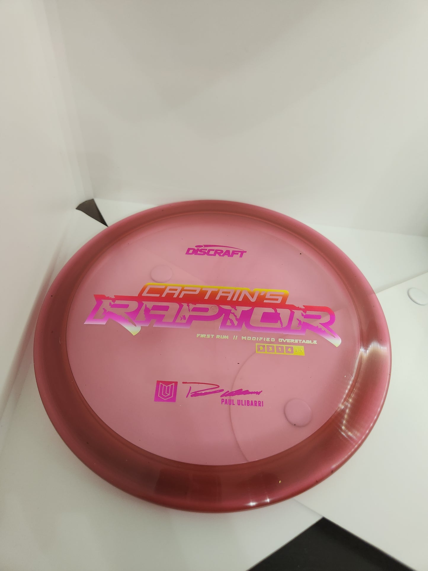 DISCRAFT-CAPTAINS RAPTOR-FIRST RUN-Z LINE-173-6g -COLLECTOR