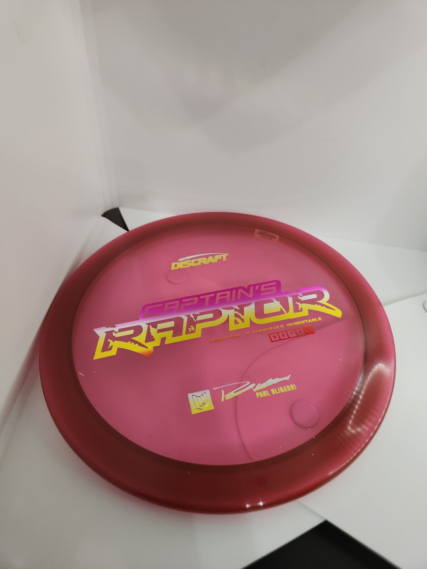 DISCRAFT-CAPTAINS RAPTOR-FIRST RUN-Z LINE-173-6g -COLLECTOR
