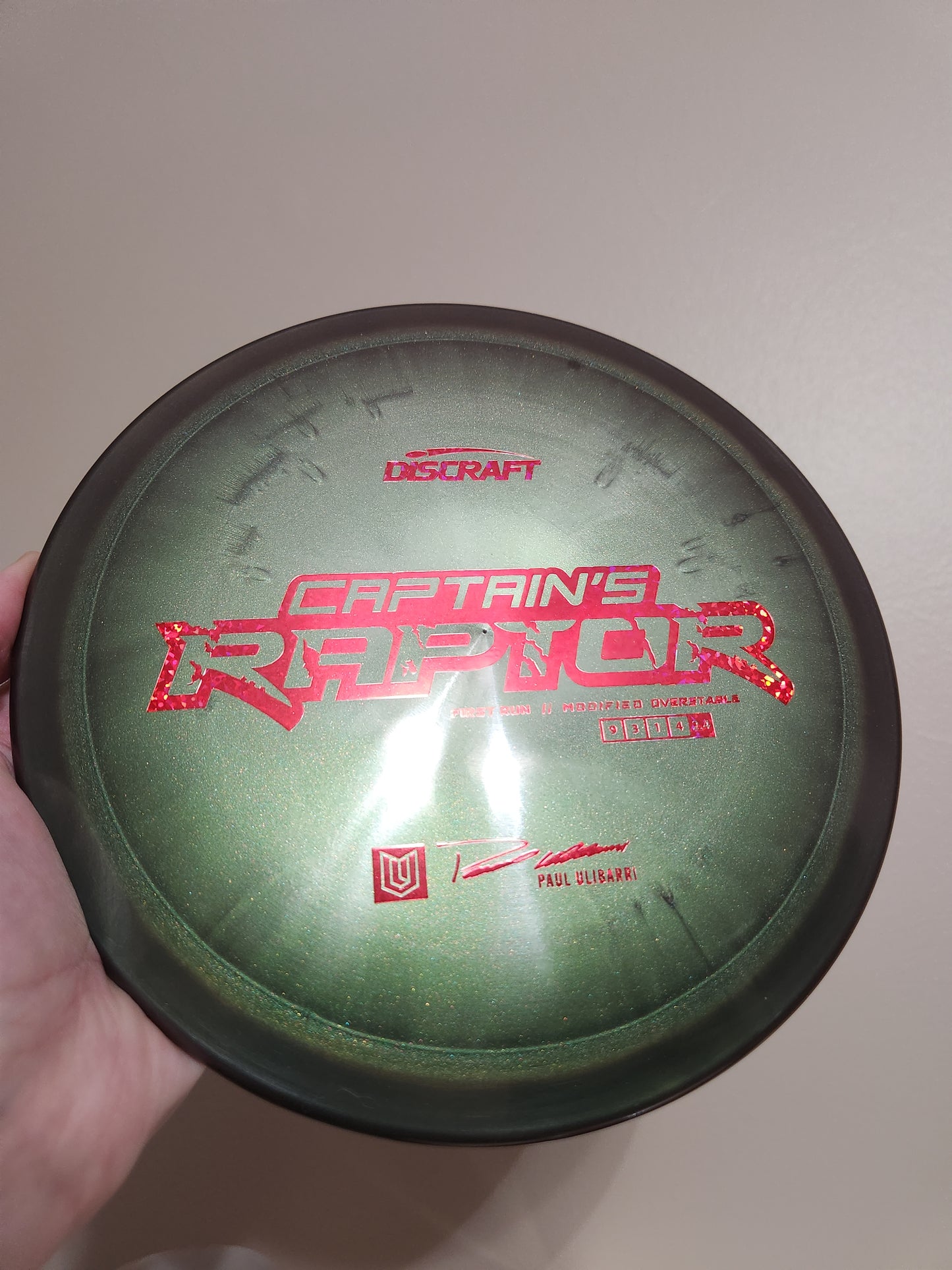 DISCRAFT-CAPTAINS RAPTOR-FIRST RUN-Z LINE-173-6g -COLLECTOR