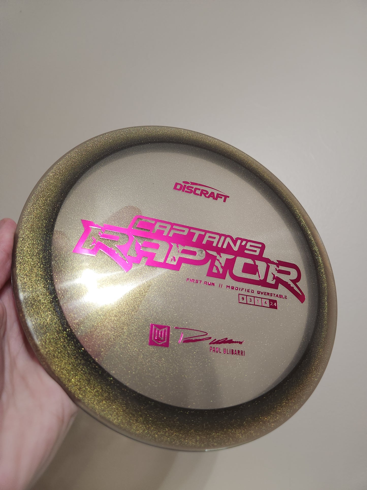 DISCRAFT-CAPTAINS RAPTOR-FIRST RUN-Z LINE-173-6g -COLLECTOR