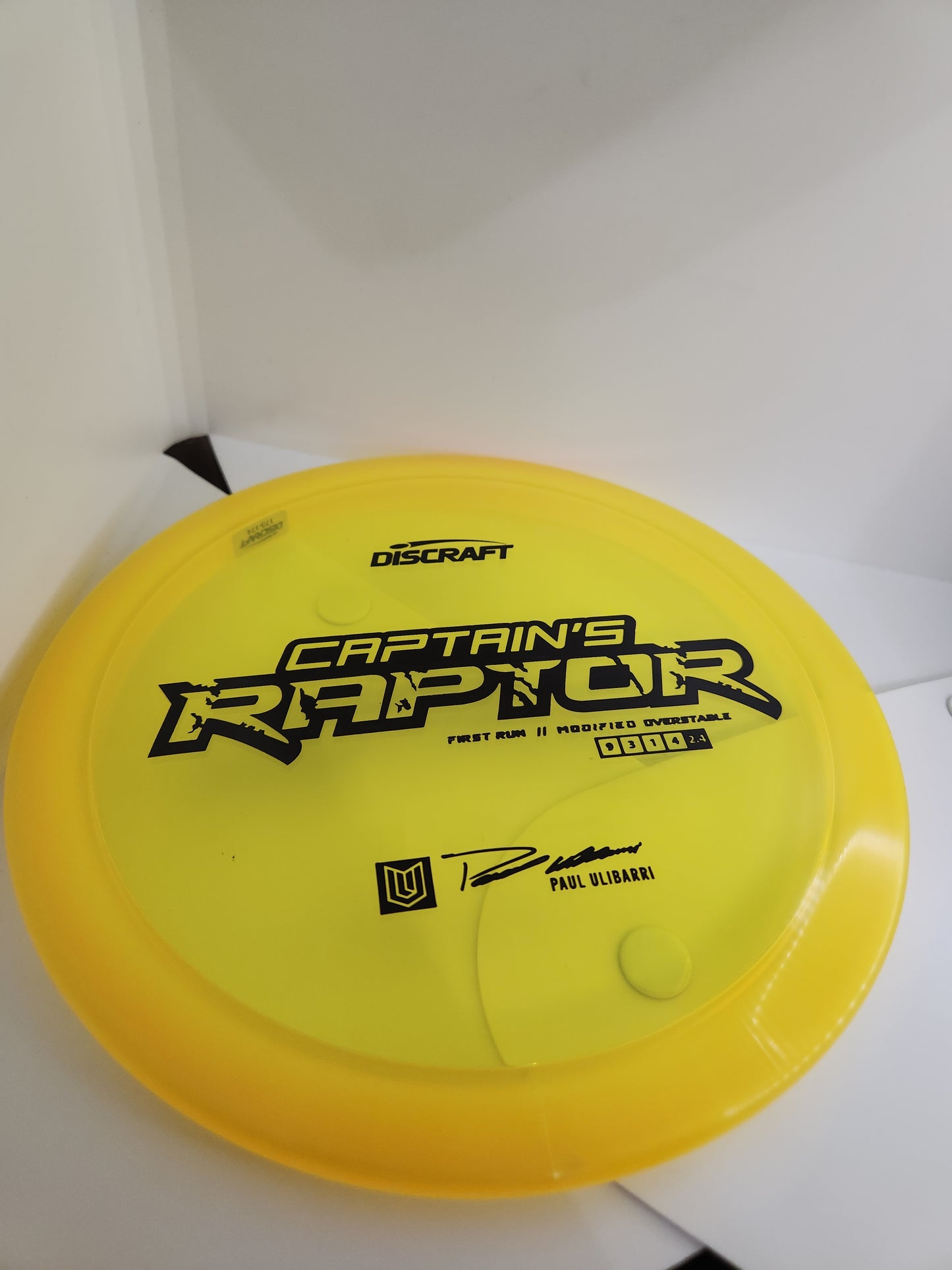 DISCRAFT-CAPTAINS RAPTOR-FIRST RUN-Z LINE-173-6g -COLLECTOR