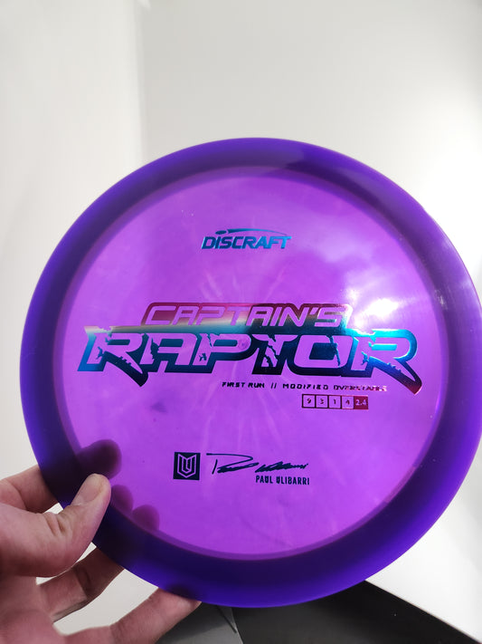 DISCRAFT-CAPTAINS RAPTOR-FIRST RUN-Z LINE-173-6g -COLLECTOR